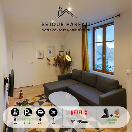 Appart'Hôtel Le Strasbourg - RENOVÉ, CALME ET NETFLIX Belfort Extérieur photo